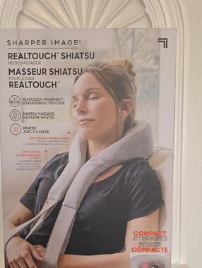 Sharper Image Realtouch Shiatsu Neck Massager, Never Used.